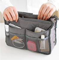 ORGANIZADOR DE CARTERA (CELESTE - GRIS - NARANJO - VERDE)
